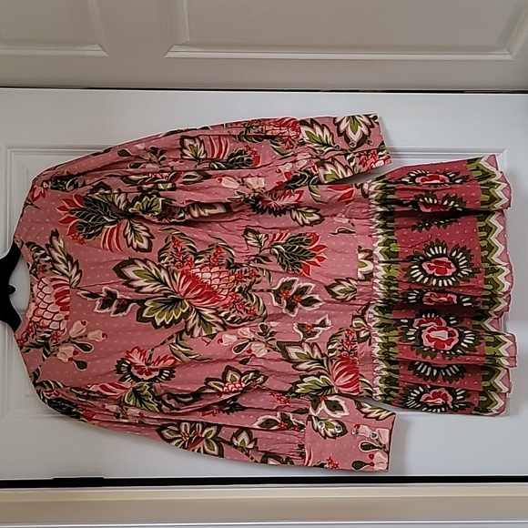 FARM RIO Aura Floral Cotton Skater Mini Dress - Picture 3 of 13